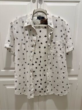 Paul Smith Bananas Embroidered Shirt